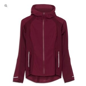 Lululemon Cross Chill Jacket size 0 Deep Ruby. Only worn a few times. EUC.